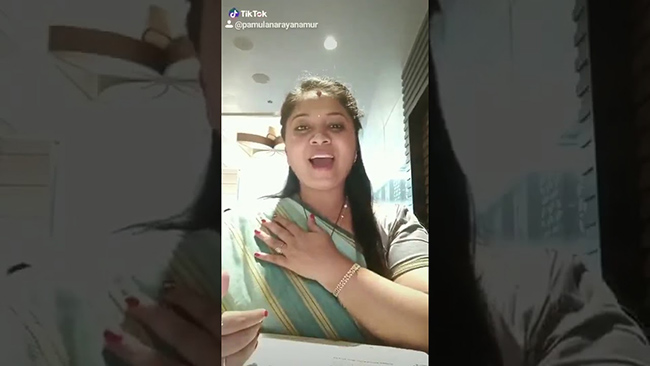 వైరల్ గా మారిన  డిప్యూటీ సీఎం పుష్ప శ్రీవాణి టిక్ టాక్ వీడియో !