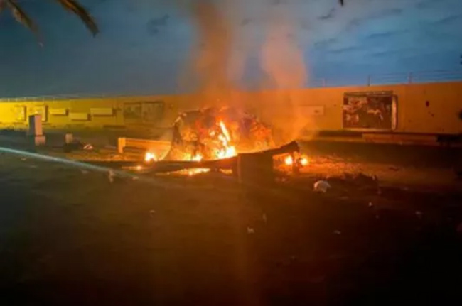 అమెరికా ఎంబసీ పై మూడు రాకెట్లతో దాడి చేసిన ఇరాన్ !