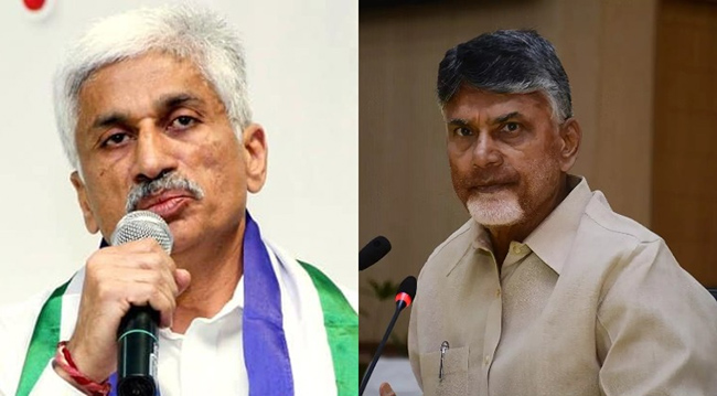 VIjay Sai Reddy once again fires on Chandrababu Naidu VIjay Sai Reddy once again fires on Chandrababu Naidu