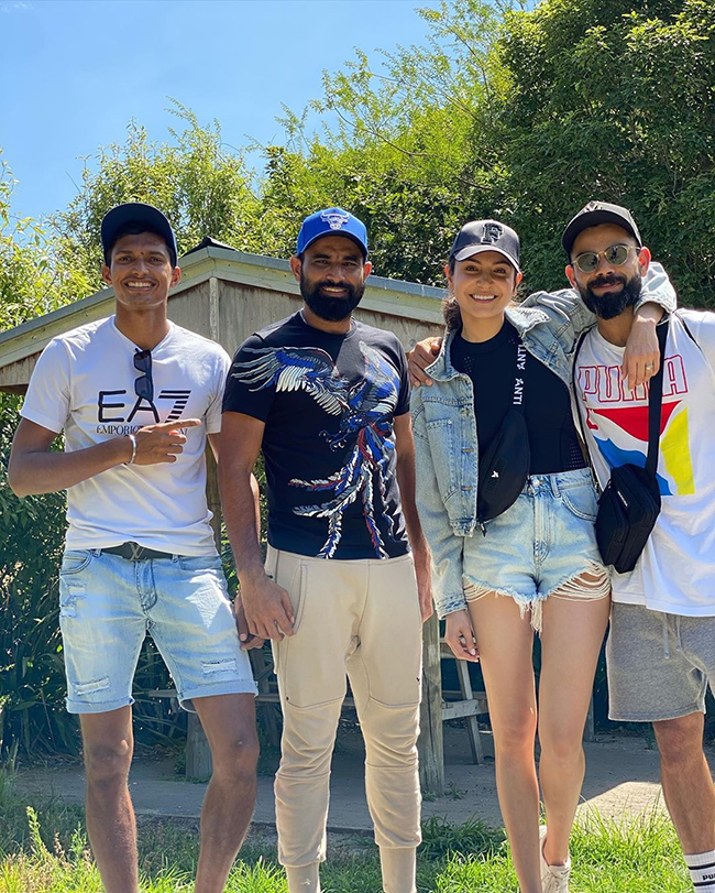 టెస్టు సిరీస్‌ కు ముందు విరుష్క విహారయాత్ర