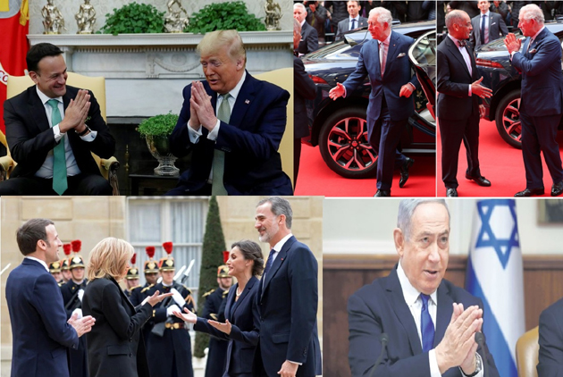 కరోనా ఎఫెక్ట్.. నమస్తేను నేర్చేసుకుంటున్న ప్రపంచం