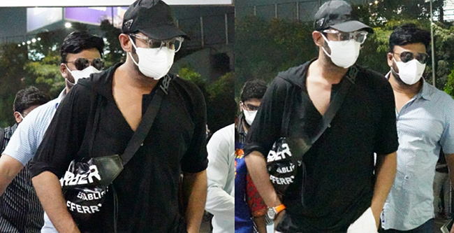 Photo Story: Prabhas Takes precautions Against Covid-19!