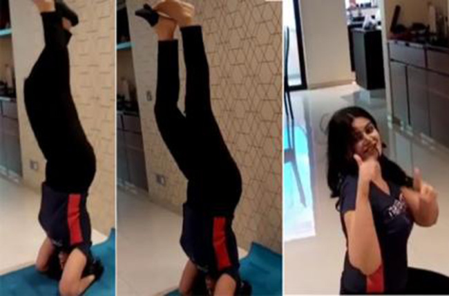 Allu Daughter In Laws Fitness Feat