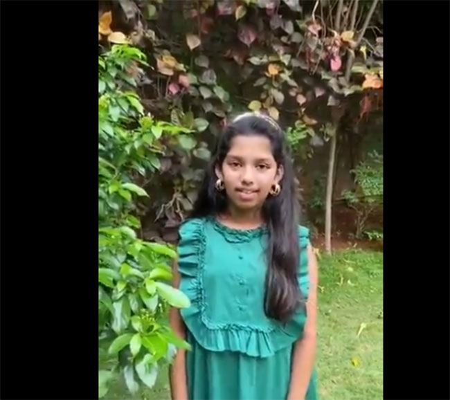 వీడియో: క‌రోనా చేసిన మేలుపై చిరు మ‌న‌వ‌రాలు..!