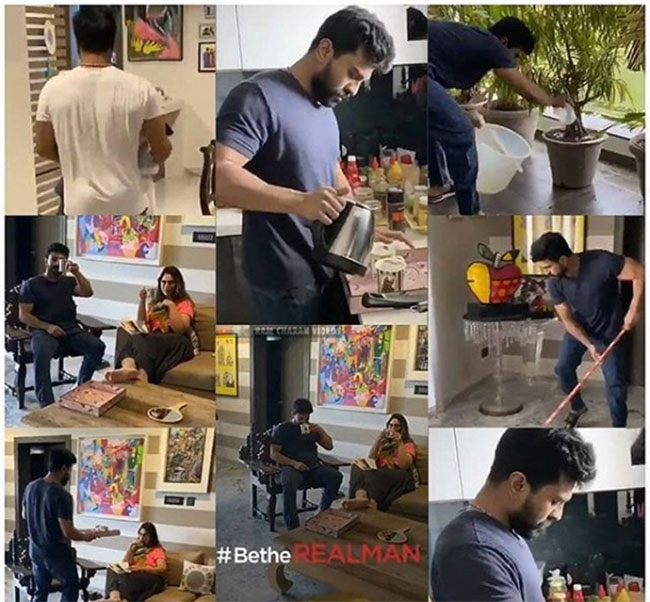 రియల్ మ్యాన్ అనిపించుకున్న రామ్ చరణ్...!