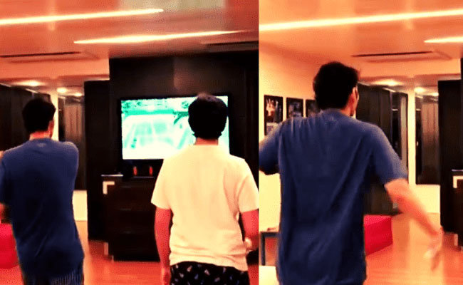 Superstar Game Night With His Son Superstar Game Night With His Son