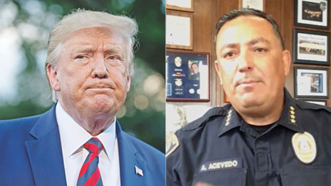 దేశాధ్యక్షుడ్ని నోరు మూసుకోవాలన్న పోలీస్ చీఫ్