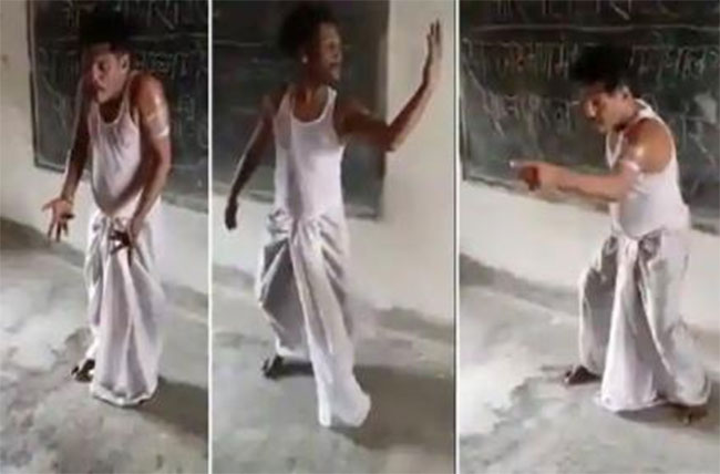 పాట్నా‌‌ క్వారంటైన్‌ సెంటర్‌‌ లో పంతులు డ్యాన్స్‌ ..