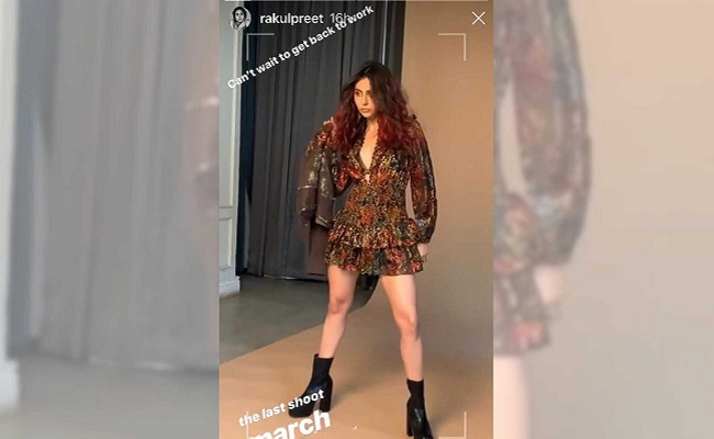 ఆ పనికి ఆగలేకపోతున్న రకుల్ ప్రీత్ సింగ్ ఆ పనికి ఆగలేకపోతున్న రకుల్ ప్రీత్ సింగ్