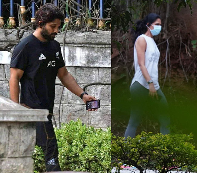 బ‌న్ని-స్నేహ జంట జాగింగ్ ప్లేస్ ఎక్క‌డో తెలుసా?