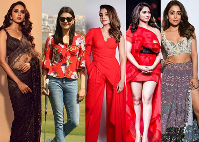 టాలీవుడ్ లో రెండు తరాల హీరోలని కవర్ చేసిన హీరోయిన్స్ వీరే...!