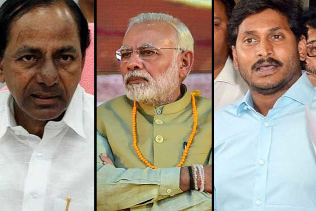 జగన్ కి మోదీ అభినందనలు - కేసీఆర్ కు ఫోన్!