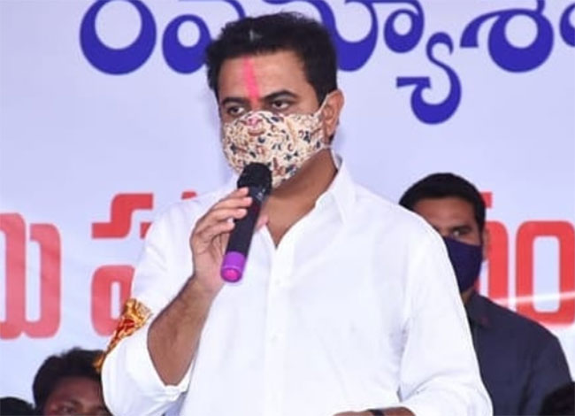 డిప్యూటీ స్పీక‌ర్ మాస్క్ పెట్టుకో అంటే విన‌లే.. అందుకే వైర‌స్ వ‌చ్చింది: కేటీఆర్‌