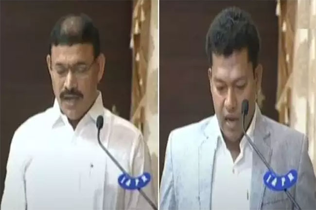 ఏపీ మంత్రులుగా వేణు, అప్పల్రాజు ప్రమాణం