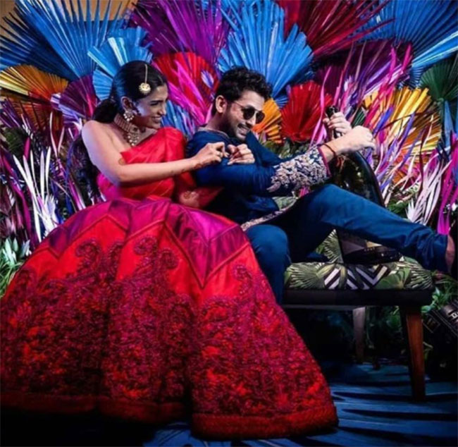 సంగీత్ లో భీష్మ ఇస్మార్ట్ సంద‌డి