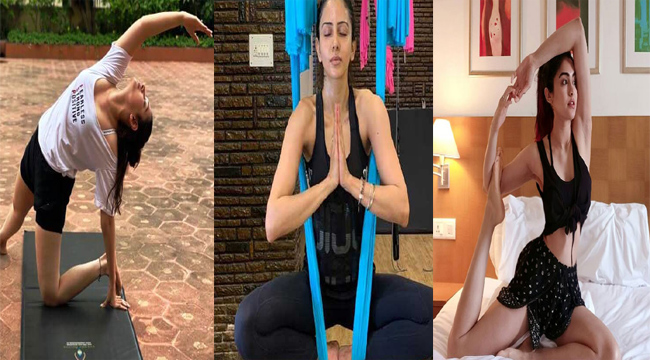 Actresses Make Yoga Their Routine