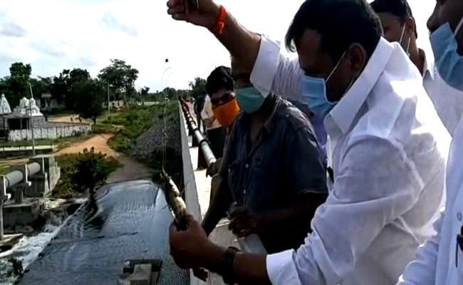 Telangana MLA Shows Off His Fishing Skills