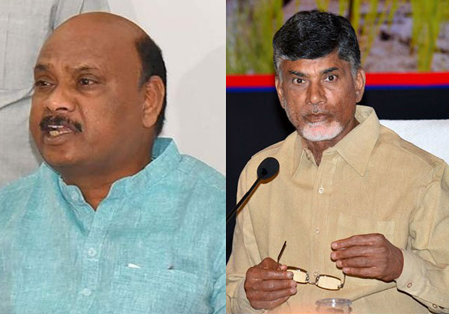 హైదరాబాద్ లో కూర్చుంటే ఎలా..బాబుకు అయ్యన్న షాక్