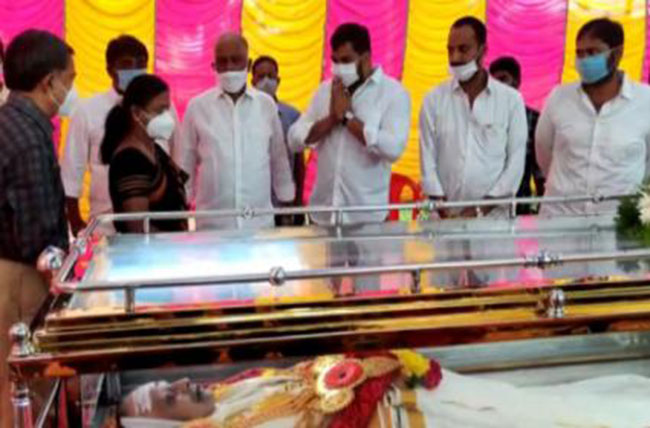 Minister Anil Kumar Yadav Attends The Funeral Of SP Balu On Behalf Of Andhra Govt