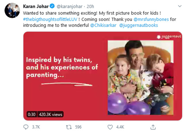 Nepotistic Director All Set Launch A Book For His Kids