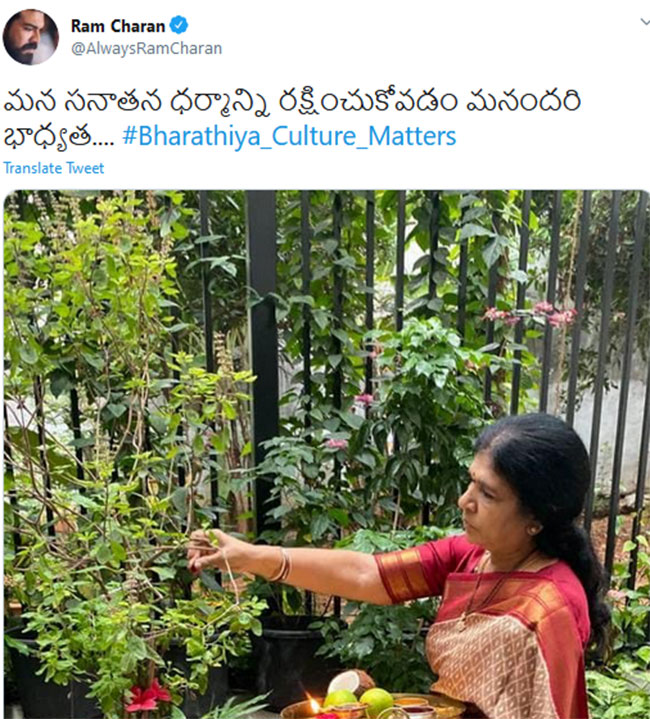 Ram Charan Supports Pawan Kalyans Sanatana Dharma Stance!