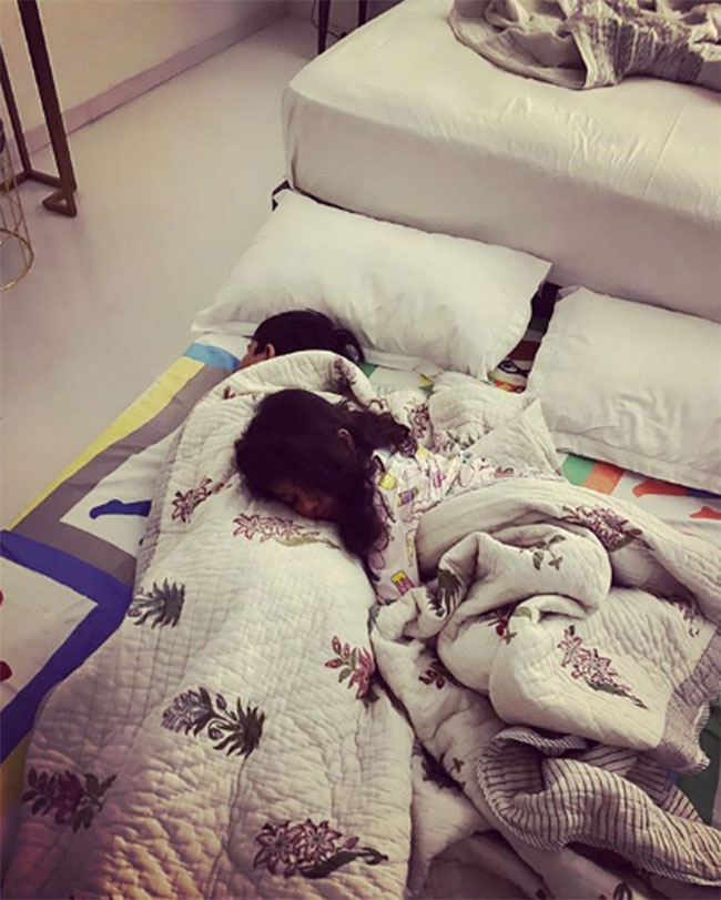 Allu Sneha Shares A Cute Moment Of Arha and Ayan