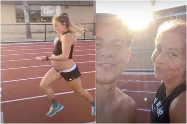 9 నెలల గర్భంతో పరుగు పోటీ.. వీడియో చూస్తే మతి పోవాల్సిందే