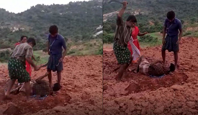 మంట గలిసిన రక్త సంబంధం.. సాగునీటి వాటా కోసం వేటకొడవళ్లతో తలపడ్డ అన్నదమ్ములు