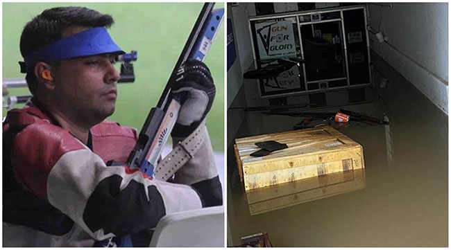 హైదరాబాద్ లోని ఆ ప్రముఖ క్రీడాకారుడి ఇంట్లోకి వరద నీరు