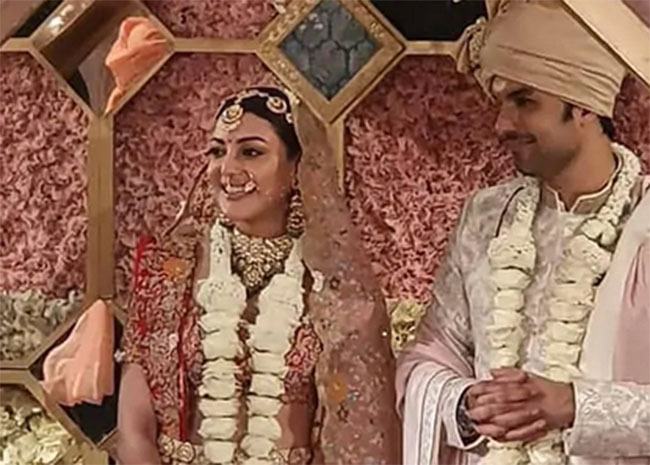 తాజ్ లో చంద‌మామ కాజ‌ల్ పెళ్లి వైభ‌వం!