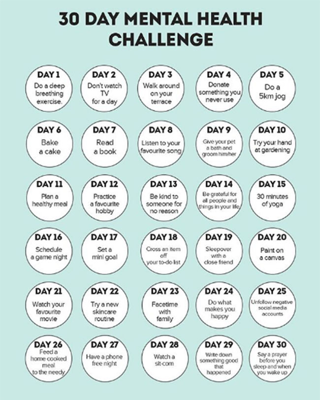 న‌మ్ర‌త 30 డే మెంటల్‌ హెల్త్ ఛాలెంజ్