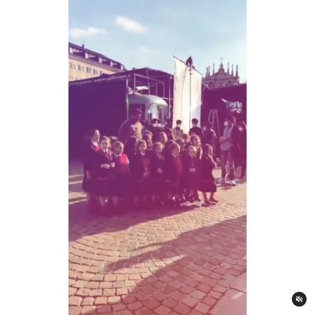 Photostory: Action Hero Prabhas With Adorable Italian Kids!