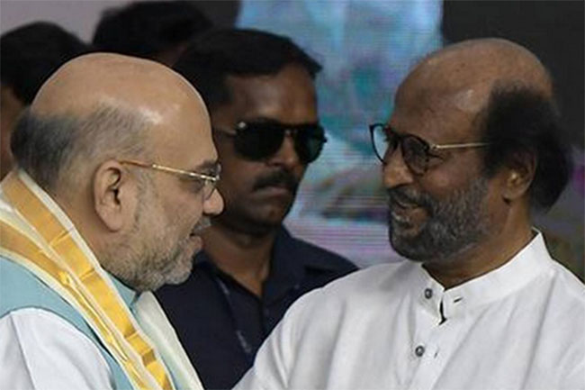 రంగంలోకి అమిత్ షా:రజినీ, అళగిరితో చర్చలు?