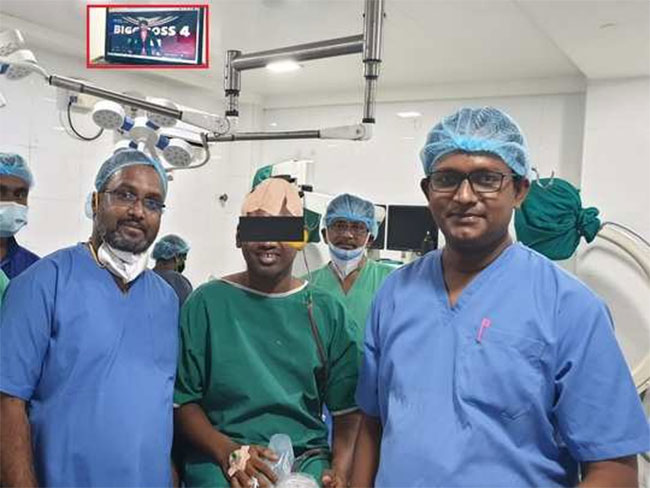 బిగ్ బాస్ చూపిస్తూ బ్రెయిన్ ఆపరేషన్ చేసిన డాక్టర్లు ... ఎక్కడంటే ?