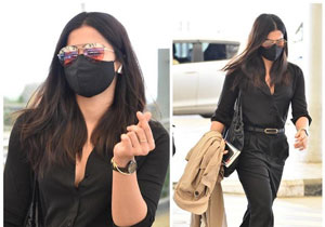 Pic Talk: Rashmika Bosses The Blistering Black Outfit!