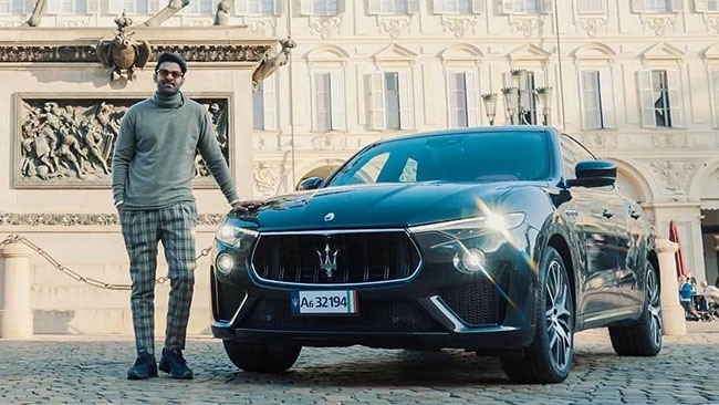 Prabhas Poses Alongside Swanky Maserati Car