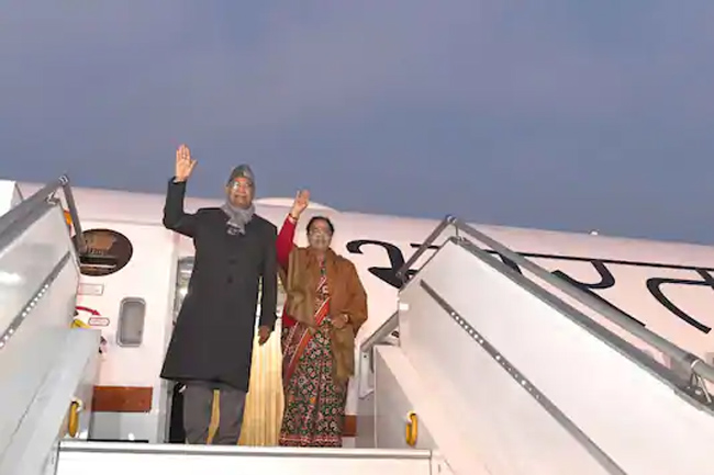 President Ram Nath Kovind Boards VVIP Aircraft Air India One-B777 President Ram Nath Kovind Boards VVIP Aircraft Air India One-B777