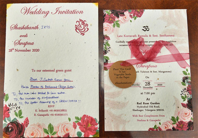 ఆ ఐఏఎస్ అధికారి ఇచ్చిన పెళ్లికార్డు.. సీఎం కేసీఆర్ ను అంతలా ఆకర్షించిందట