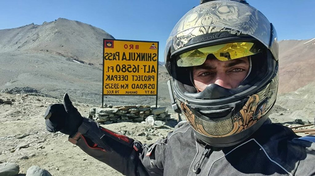 హిమాల‌యాల్లో యంగ్ హీరో డేర్ డెవిల్ అడ్వెంచ‌ర్