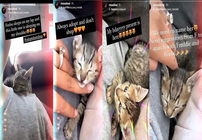 రేణు దేశాయ్ ఫ్యామిలీలోకి మరో కొత్త అతిథి..!