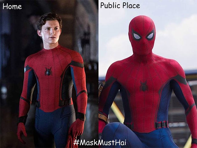 పేస్ మాస్క్ వాడకంపై  స్పైడర్ మ్యాన్ తో హైదరాబాద్ సిటీ పోలీసుల ప్రచారం !