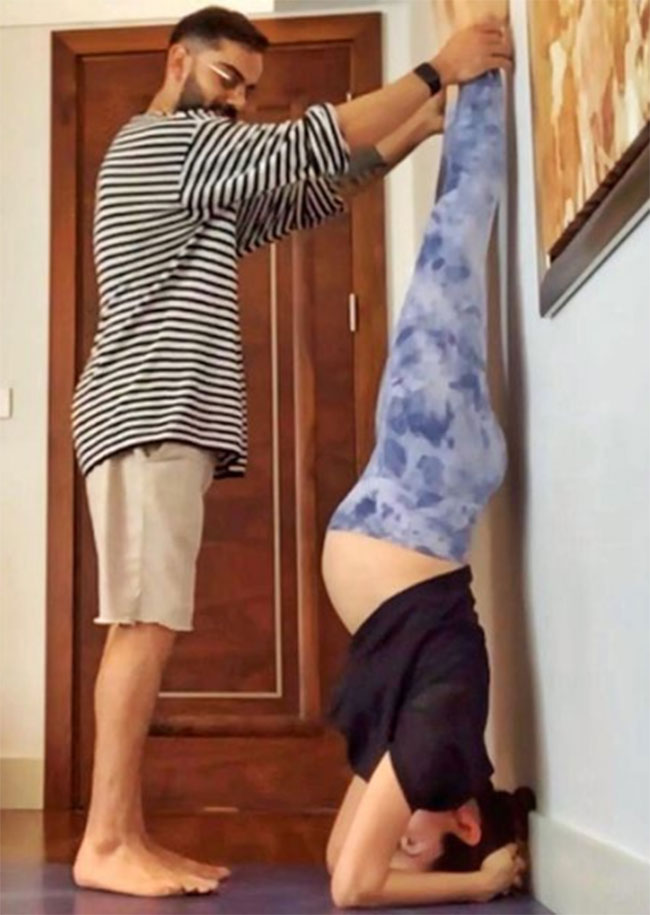 ట్రెండీ టాక్‌:  బేబి బంప్ తో విరుష్క ప్ర‌యోగాలా?