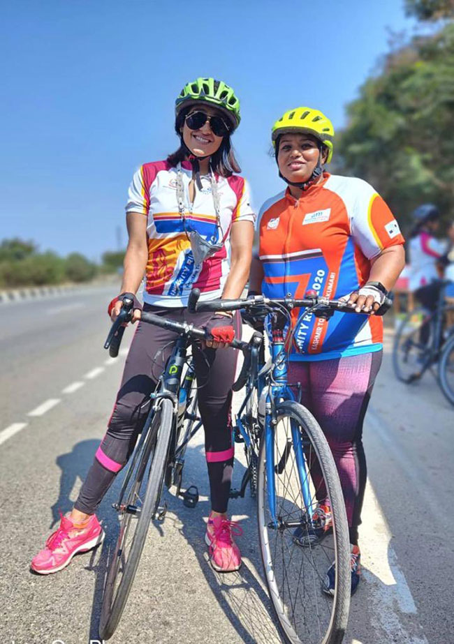 హీరోయిన్‌ 100 కి.మీల ఛాలెంజింగ్‌ రైడ్‌