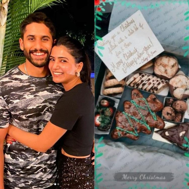 స్టార్ క‌పుల్‌ కు చై-సామ్ జంట క్రిస్మ‌స్ కానుక‌లు