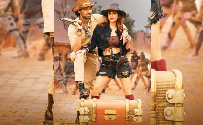 కౌబాయ్ లుక్కులో అదరగొడుతున్న అల్లుడు అదుర్స్ జోడి!!