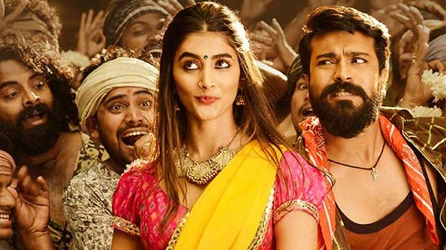 రామ్ చ‌ర‌ణ్ తో చిందేస్తున్న పూజా హెగ్డే..!