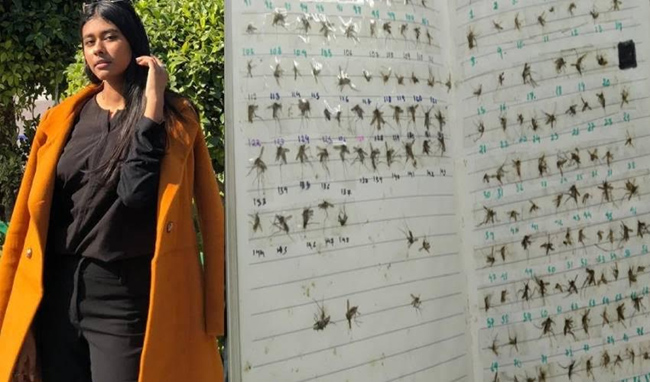 రోటీన్ కు భిన్నం ఈ టీనేజర్.. దోమ కనిపిస్తే చేత్తో చంపేసి ఏం చేస్తుందంటే?