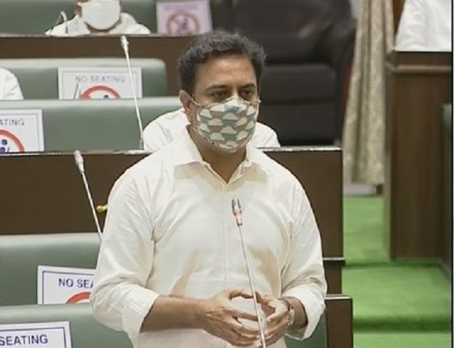 ఉద్యోగాలపై అసెంబ్లీలో మంత్రి కేటీఆర్ కీలక ప్రకటన