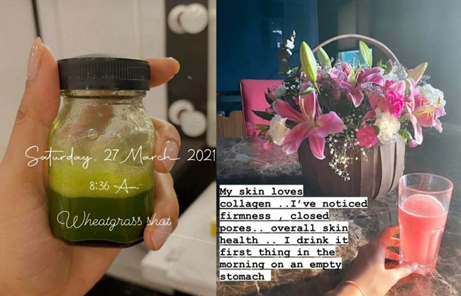 పాల బుగ్గ‌ల కోసం పాల‌కూర తినే క‌థానాయిక‌