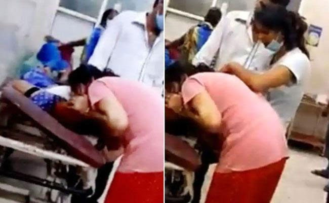 అయ్యో త‌ల్లీ.. నోటితో కూతురు శ్వాస ఊదినా..